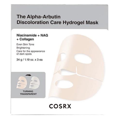 The Alpha-Arbutin Discoloration Care Hydrogel Mask, 3ea, 1pack - Image 1