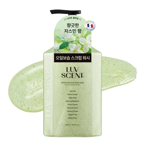 Scrub Body Wash [Night Blooming Jasmine Scent], 500ml - Image 1
