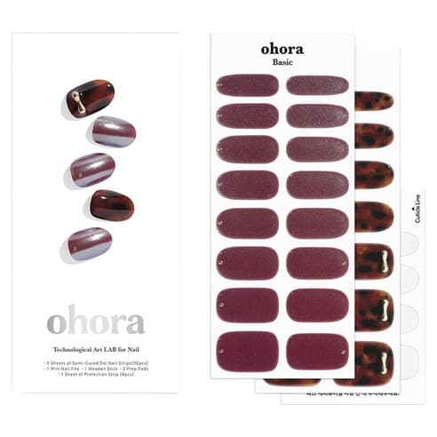 Semi Cure Gel [Nail], N Noir Amber, 1pack, 30ea - Image 1