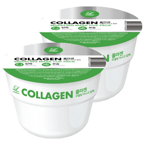 Modeling Mask Cup Pack [Collagen], 28g, 2ea, 1pack - Image 1