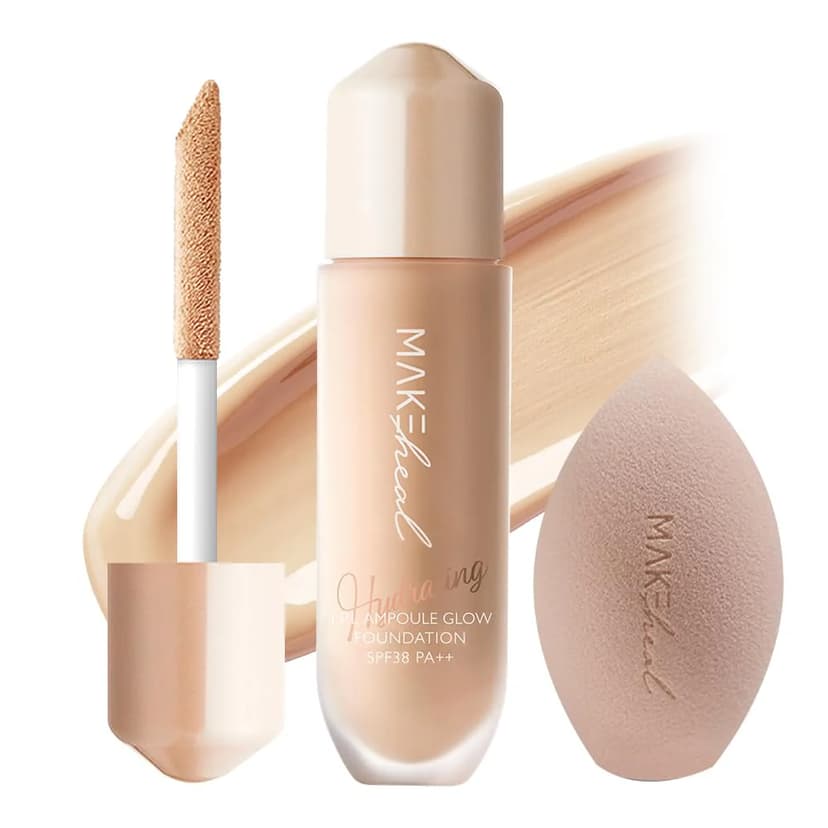 1.P.L Ampoule Glow Foundation [SPF38/PA++], 28g, 23N Revelight, 1pack - Image 1