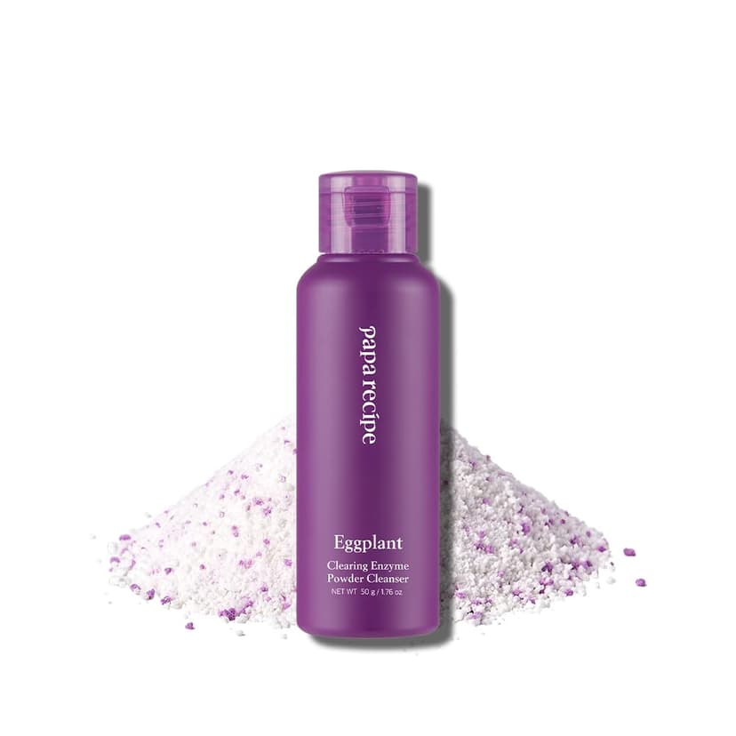 Eggplant Clearing Enzyme Powder Cleanser, 50g, 1pack - Image 1