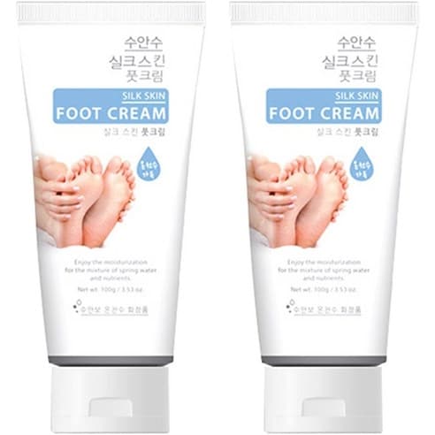 Suansu SilkSkin Foot Cream [Lemon Mint], 100gx2ea, 1pack - Image 1