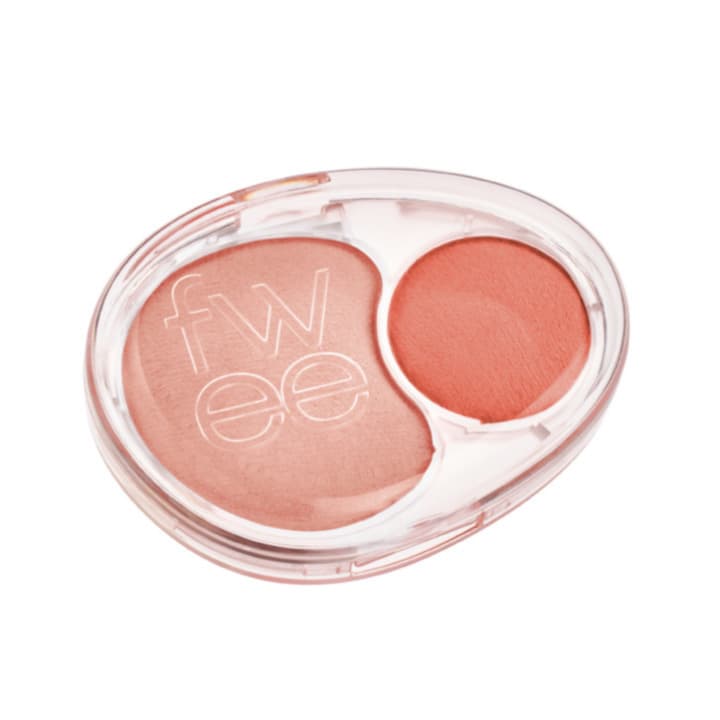 Mellow Dual Blusher, 7.2g, CR02 Baby Smile, 1pack - Image 1