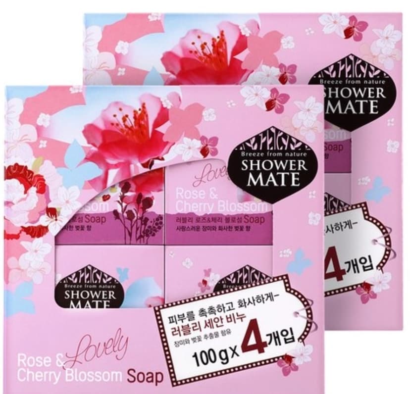 Lovely Rose and Cherry Blossom Soap - Image 1