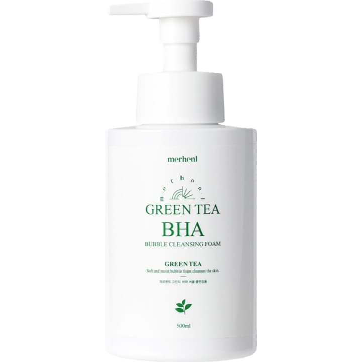 Green Tea Cica Bubble Cleansing Foam, 500ml - Image 1