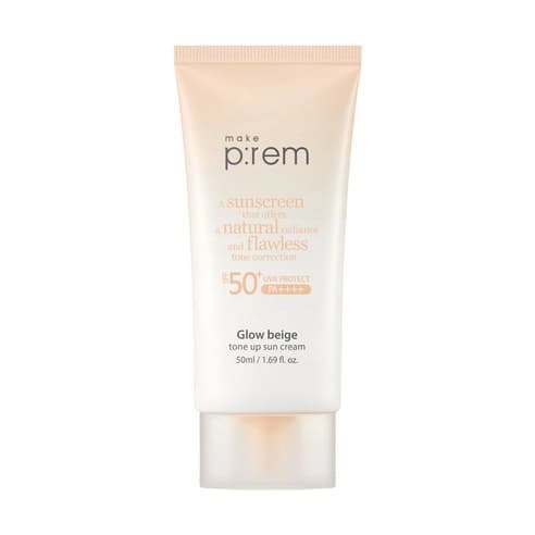 Glow Beige Tone Up Sun Cream, 50ml, 1pack - Image 1