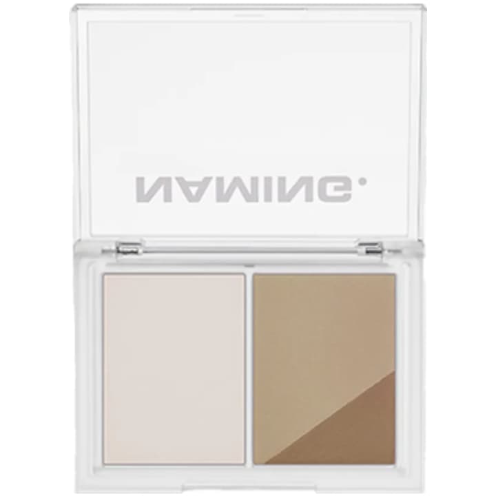 Fluffy Volume & Shading Duo, 9.8g, Soft Warm Brown, 1pack - Image 1