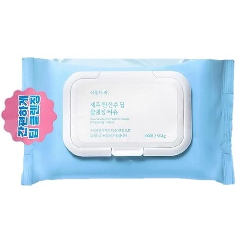Jeju Sparkling Water Deep Pore Cleansing Tissue, 100ea, 1pack - Image 1