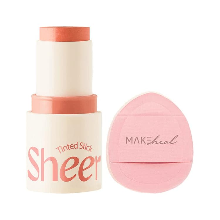 Tinted Sheer Stick Blusher, 6g, 05 Sheer Persimmon, 1pack - Image 1