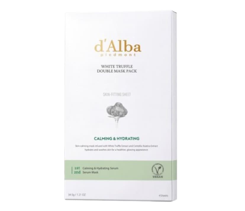 White Truffle Double Sheet Mask [Soothing/Moisturizing], 4ea - Image 1