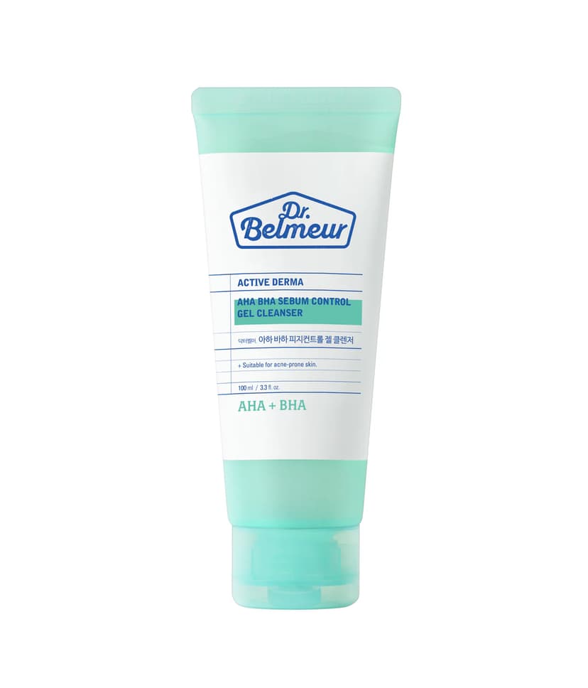 AHA BHA Sebum Control Gel Cleanser, 100ml, 1pack - Image 1
