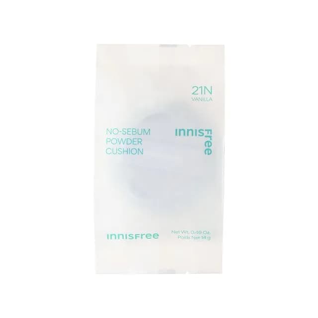 No-Sebum Powder Cushion Refill, 14g, 21N Vanilla - Image 1