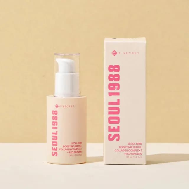 Seoul 1988 Boosting Serum: Collagen Complex 7 + Red Ginseng, 30ml - Image 4