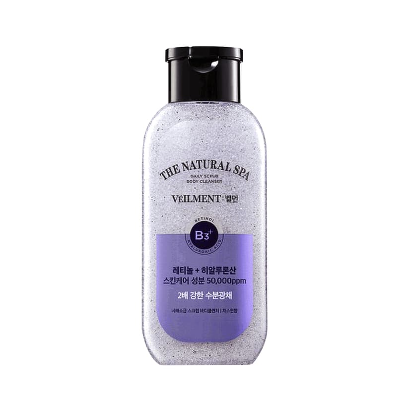 Natural Spa Dead Sea Salt Scrub Body Wash [Jasmine Scent], 200ml - Image 1
