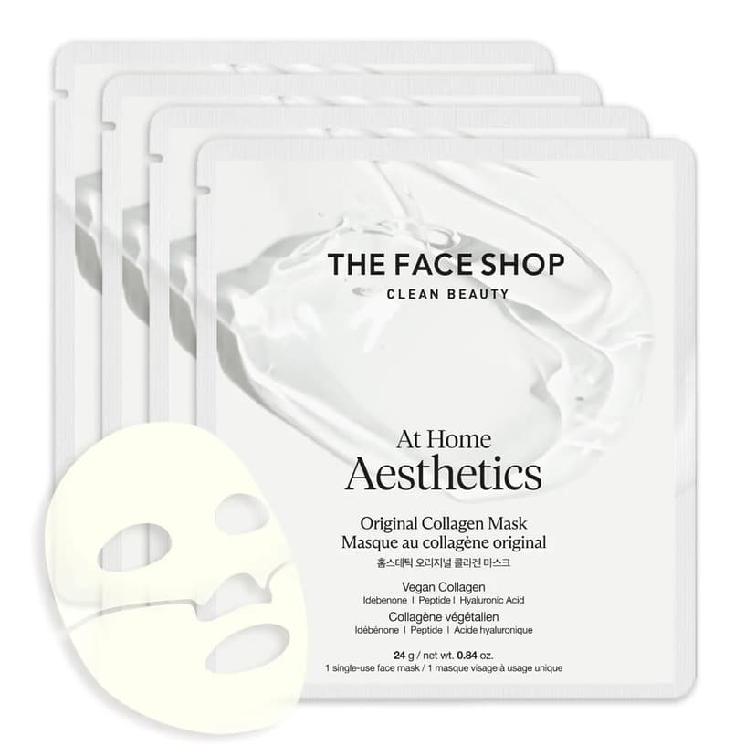 At Home Aesthetics Vitamin Toning Collagen Mask, 4ea - Image 1