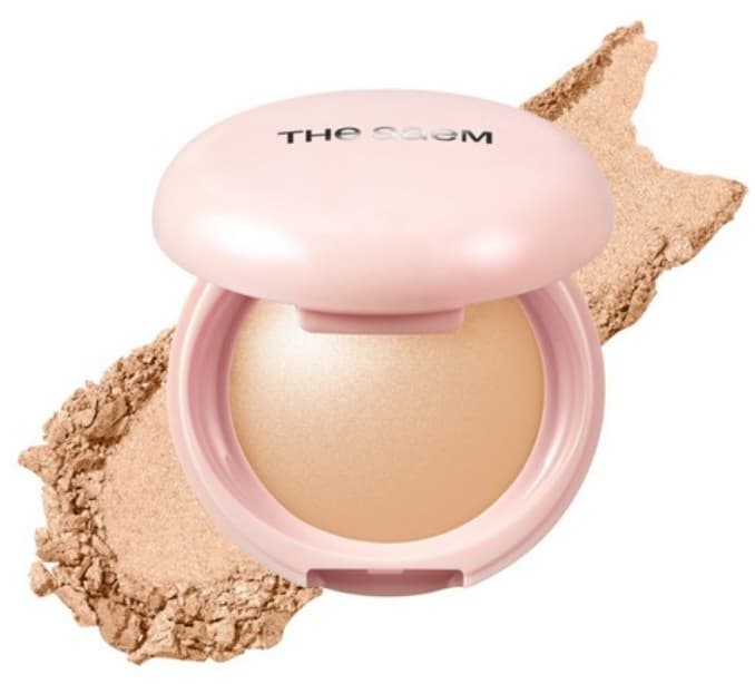 Glam Perfection Baked Highlighter, 5.5g, GD01 Golden Veil, 1pack - Image 1