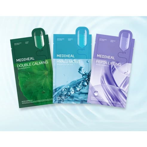 Double Calming Water Mask + Hyalu Moist Essence Mask + Pepta Lifting Ampoule Mask, 15ea - Image 5