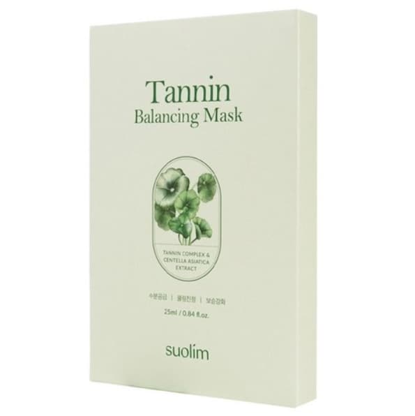 Tannin Cica Balancing Sheet Mask, 5ea - Image 1