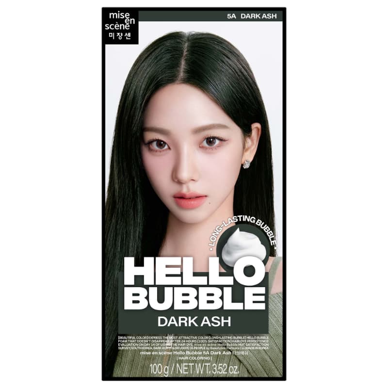 Miseenscène New Hello Bubble, 100g, 5A Dark Ash Gray, 1pack - Image 1