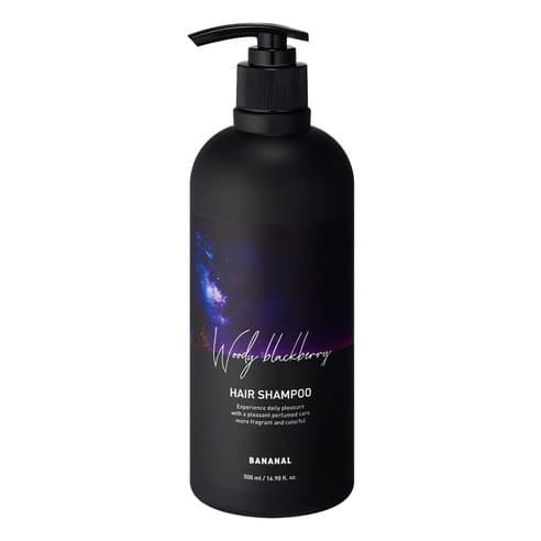 Perfumed Hair Shampoo [Woody Blackberry], 500ml, 1pack - Image 1