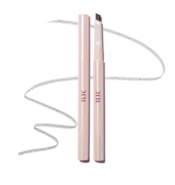 Hard Edge Brow Pencil, 0.3g, 02 Gray Brown, 1pack - Image 1