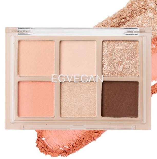 Two Artist Shadow Palette, 4.5g, 01 Apricot Bouquet, 1pack - Image 1