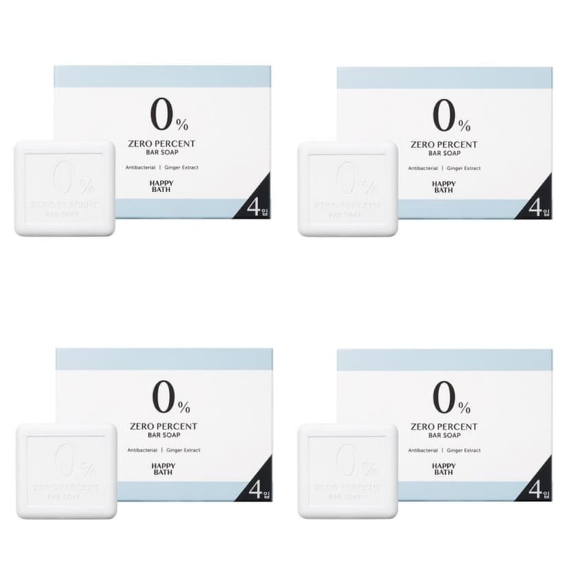 Zero Percent Bar Soap, 4ea - Image 1