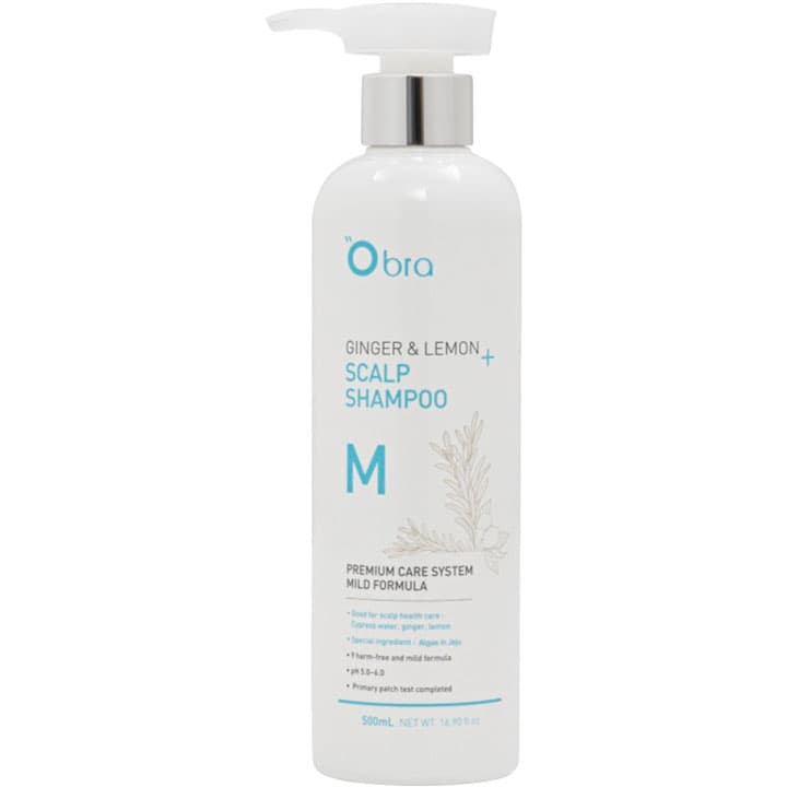 Ginger & Lemon Scalp Care Shampoo, 500ml, 1pack - Image 1