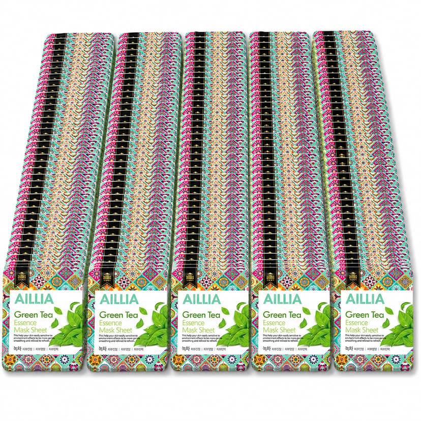 Essence Mask Sheet [Green Tea], 100ea - Image 1