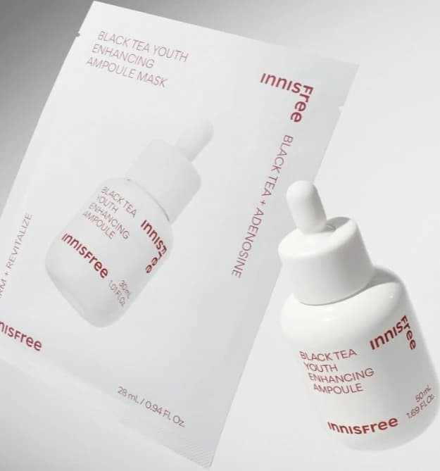 Black Tea Youth Enhancing Ampoule Mask, 5ea - Image 2