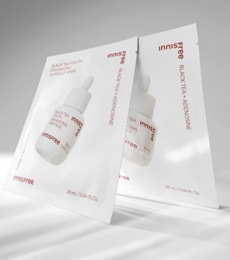 Black Tea Youth Enhancing Ampoule Mask, 5ea - Image 6