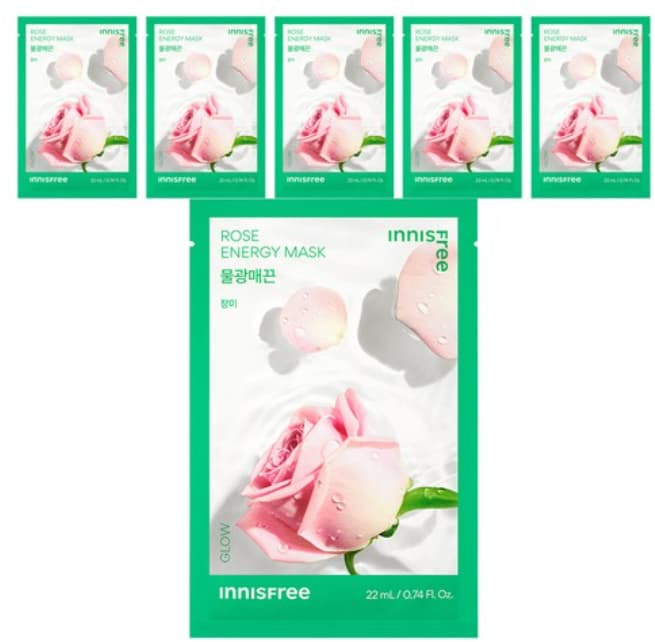 Rose Energy Mask, 6ea, 1pack - Image 1