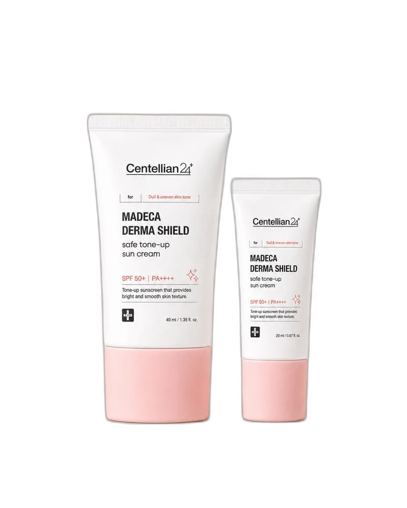 Madeca Derma Shield Safe Tone-Up Sun Cream Duo Set, 40ml + 20ml, 1set - Image 1