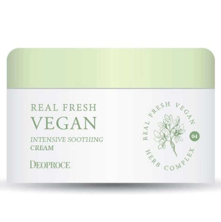 Real Fresh Vegan Intensive Soothing Cream, 100g, 1pack - Image 1