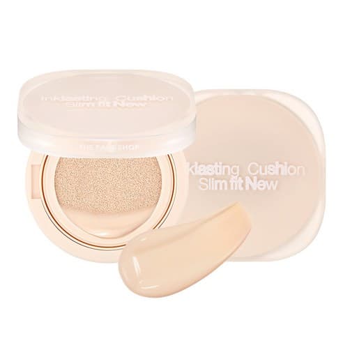 Ink Lasting Cushion Slim Fit New, 12g, V201 Apricot Beige, 1pack - Image 1