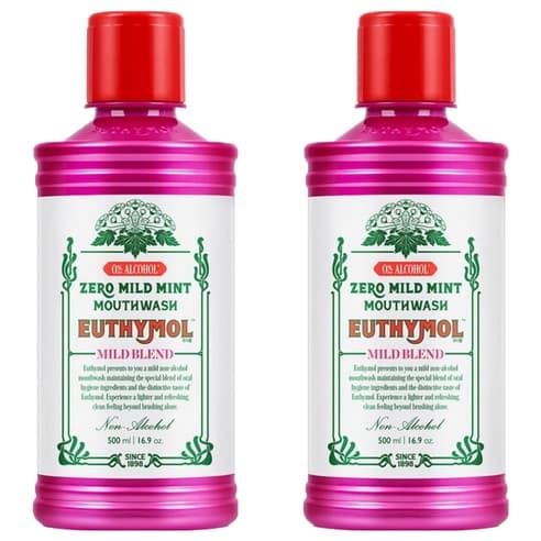 Alcohol-Free Mouthwash [Zero Mild Mint], 500ml - Image 1