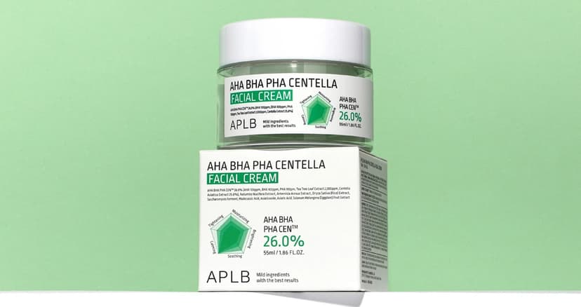 AHA BHA PHA Centella Facial Cream, 55ml, 1pack - Image 3