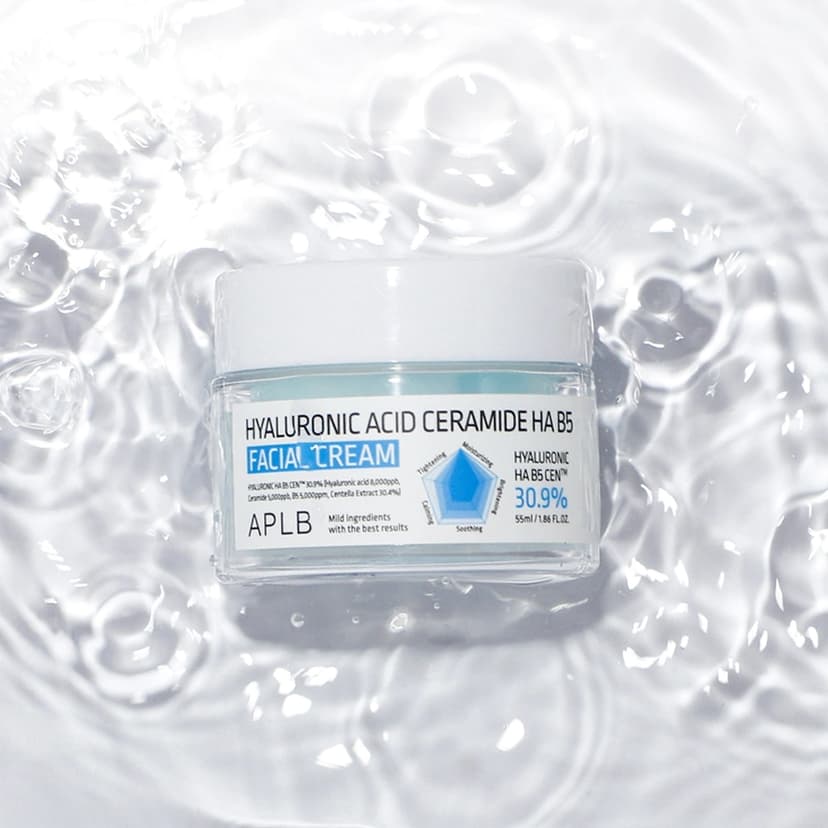 Hyaluronic Acid Ceramide HA B5 Facial Cream, 55ml, 1pack - Image 4