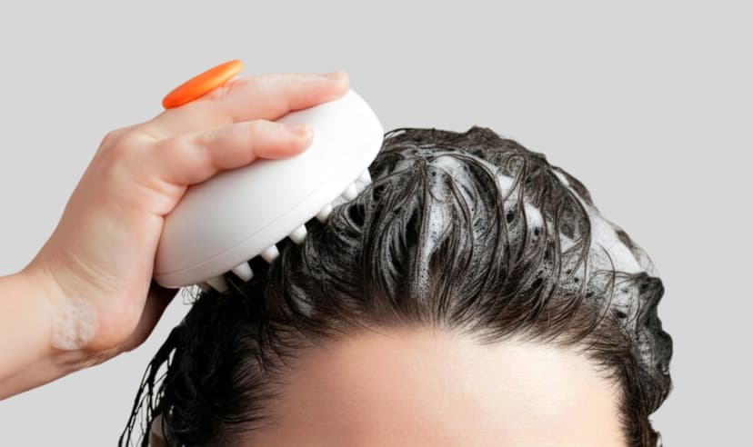 2-Way Gua Sha Shampoo Brush, 110x140mm, 1pack - Image 4