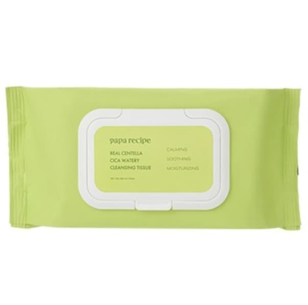 Real Centella Cica Watery Cleansing Tissue, 100ea, 1pack - Image 1
