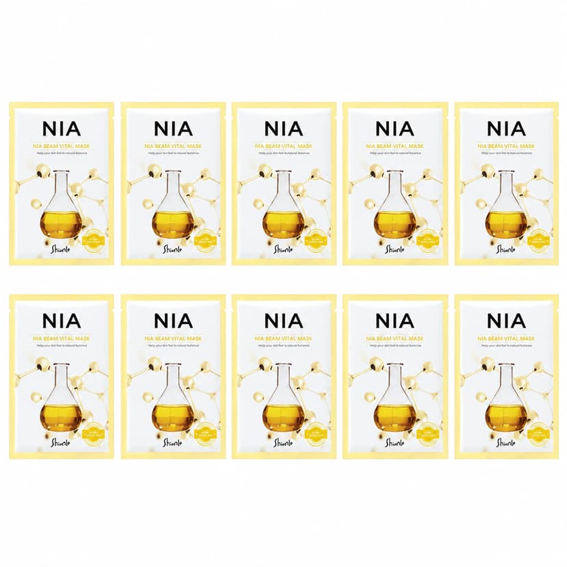 Nia Beam Vital Mask, 10ea, 1pack - Image 1