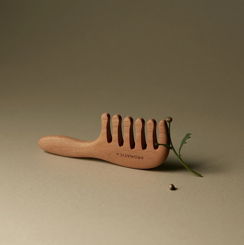 Wooden Scalp Gua Sha, 53mmx140mm - Image 4