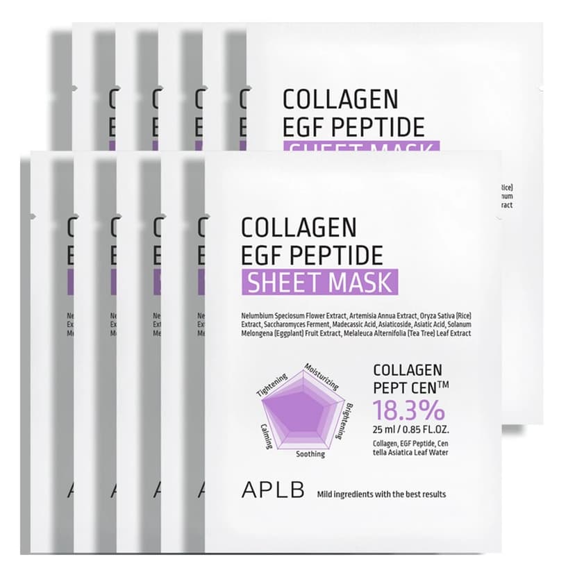 Collagen EGF Peptide Sheet Mask, 10ea - Image 1