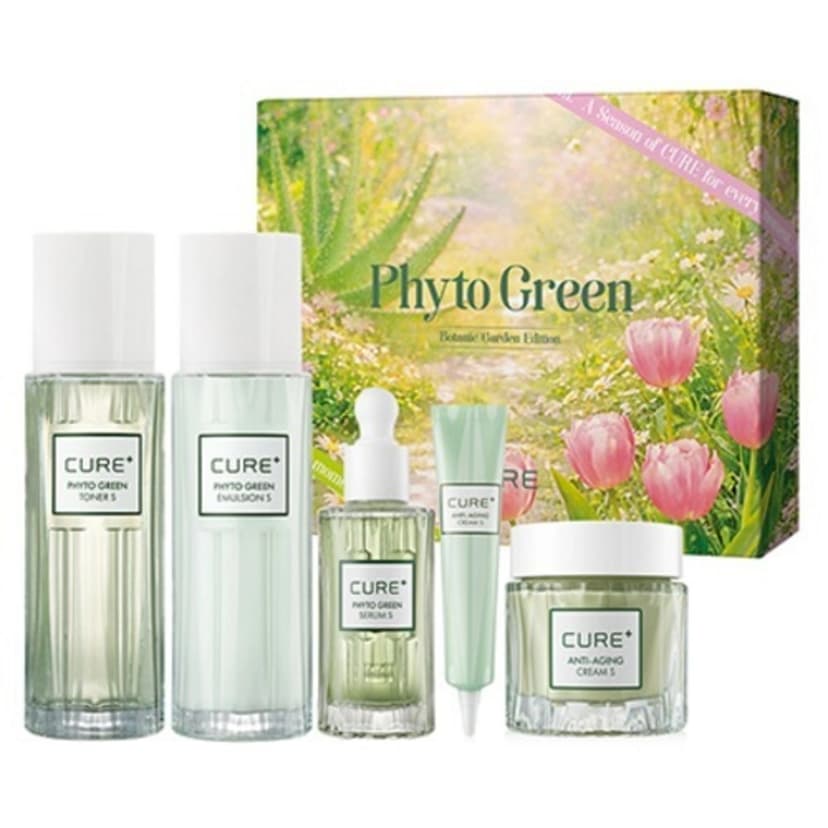 Phyto Green Botanic Garden Edition 5-Piece Set, 130ml+130ml+50ml+50g+30g, 1set - Image 1