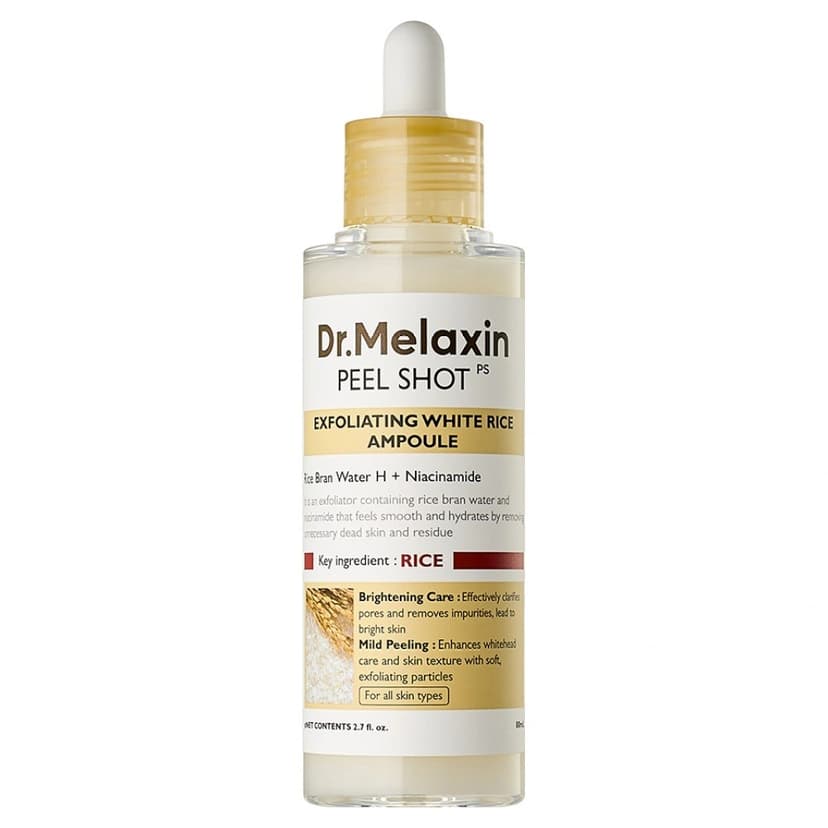 Peel Shot Exfoliating White Rice Ampoule, 80ml - Image 1