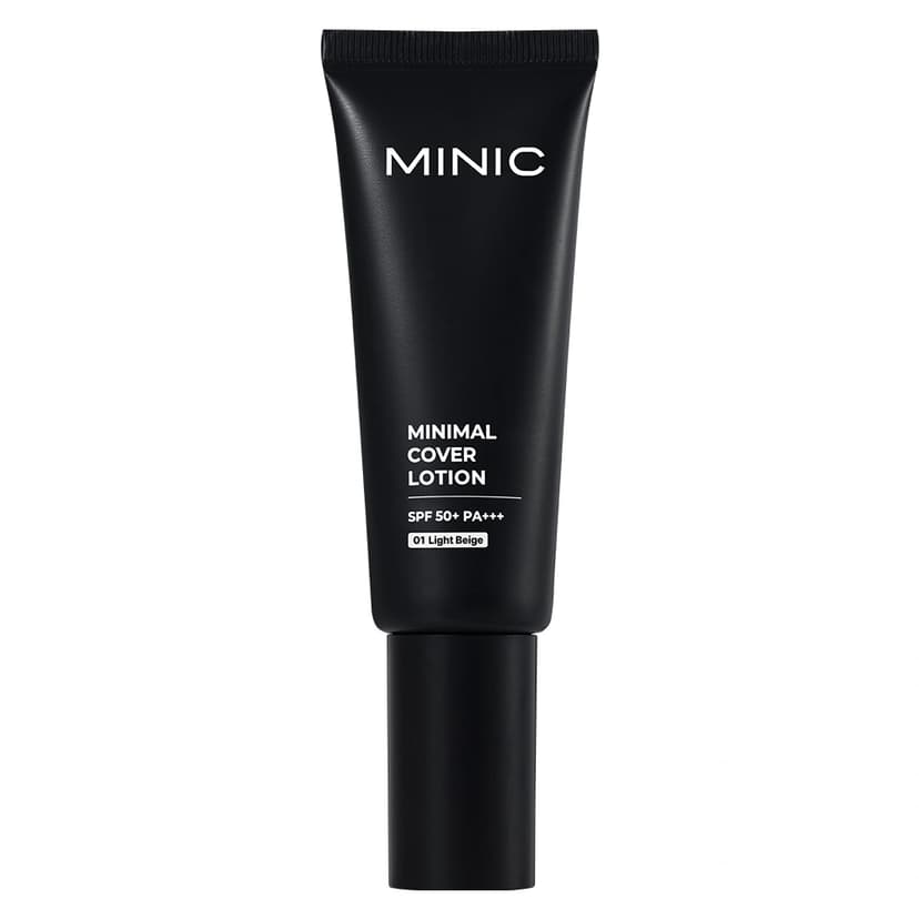 Minimal Cover Lotion SPF50+ PA+++, 01 Light Beige, 40ml, 1pack - Image 1