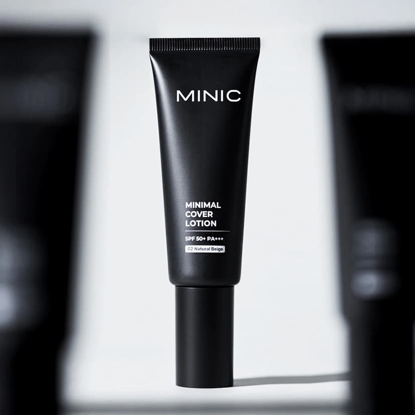 Minimal Cover Lotion SPF50+ PA+++, 01 Light Beige, 40ml, 1pack - Image 2