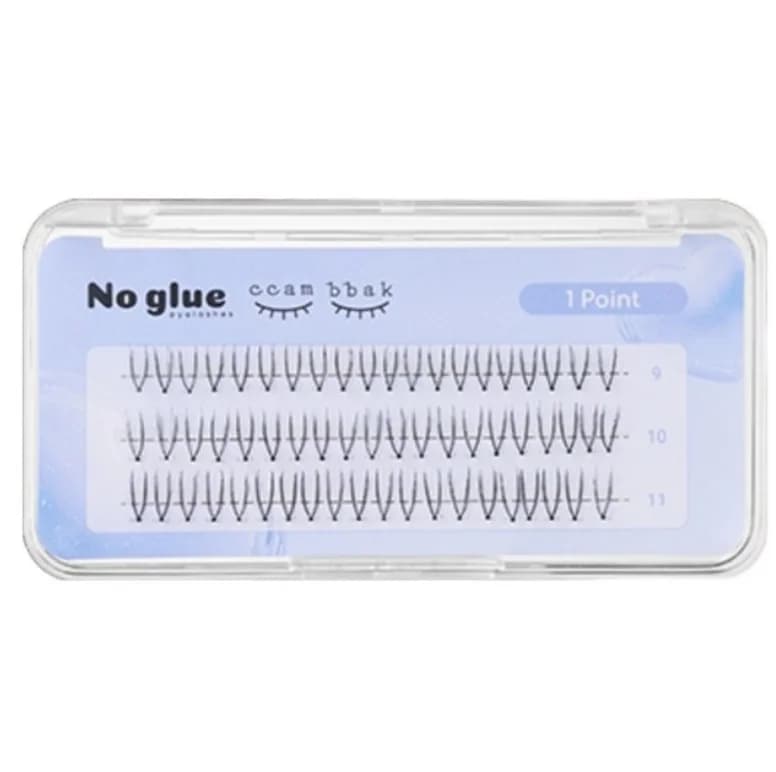 No Glue Eyelash [1 Point], (9+10+11mm) 60ea, 1pack - Image 1