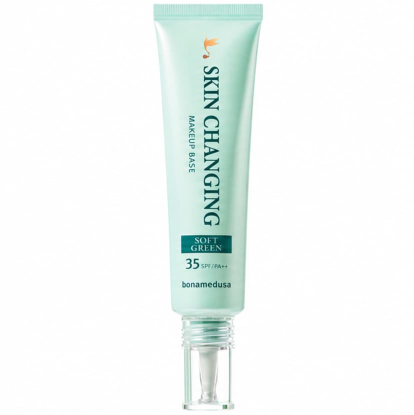 Skin Changing Makeup Base [SPF35/PA++], 35ml, Soft Green, 1pack - Image 1